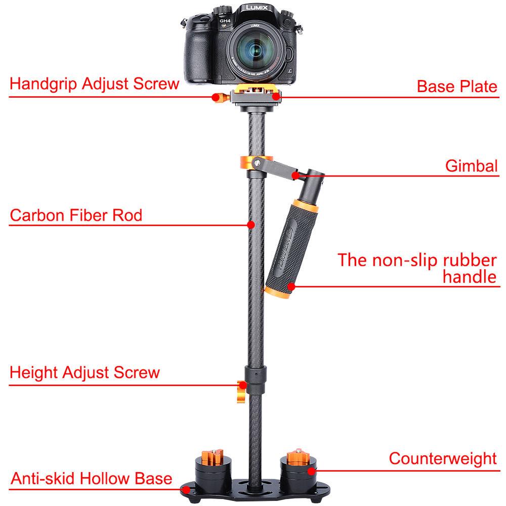 YELANGU Handheld DSLR Camera Stabilizer, YELANGU, Handheld, DSLR, Camera, Stabilizer