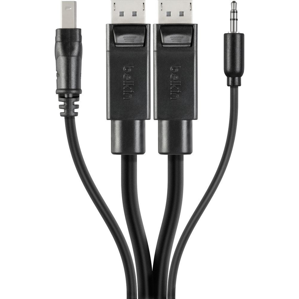 Belkin Dual DisplayPort, USB, and Audio Combo Cable