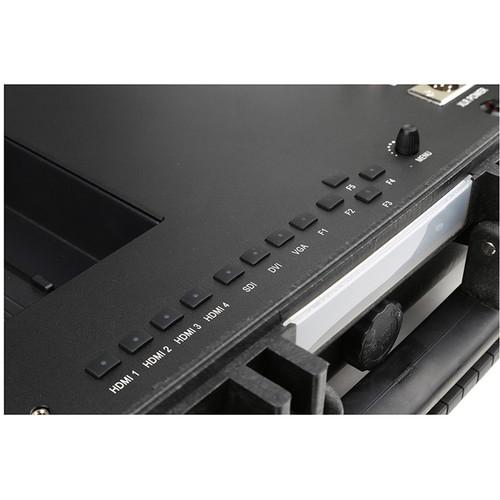 Bestview 17" Portable UHD 4K HDMI Quad-Split Broadcast Director
