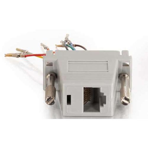 C2G RJ45 To DB15 Female Modular Adapter