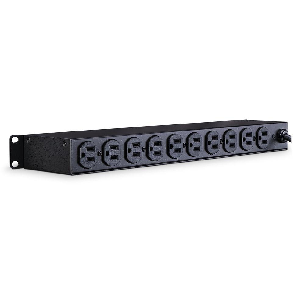 CyberPower 120V,15A 10- 5-15R Outlets Nema 1U Rackmount PDU with 15