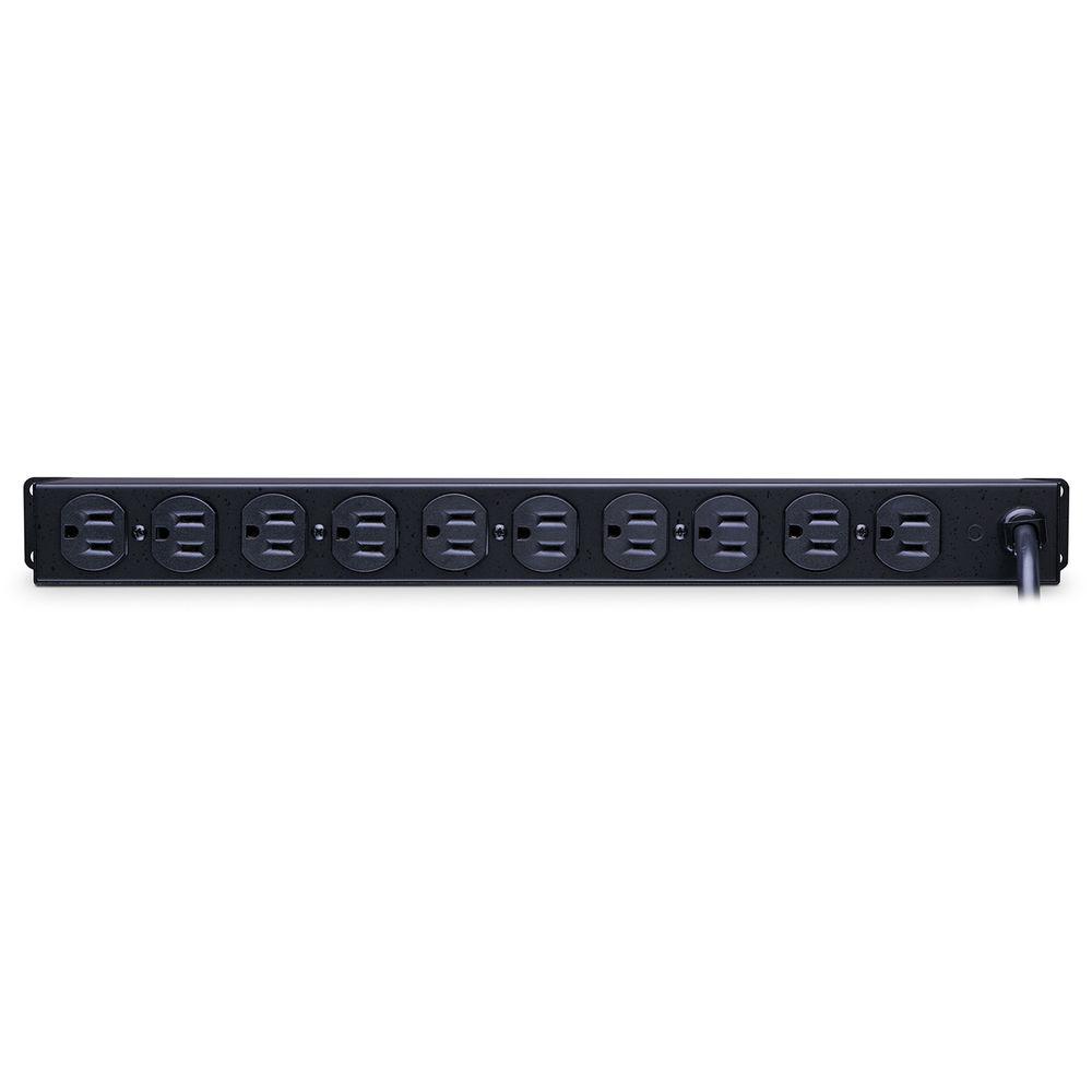 CyberPower 120V,15A 10- 5-15R Outlets Nema 1U Rackmount PDU with 15