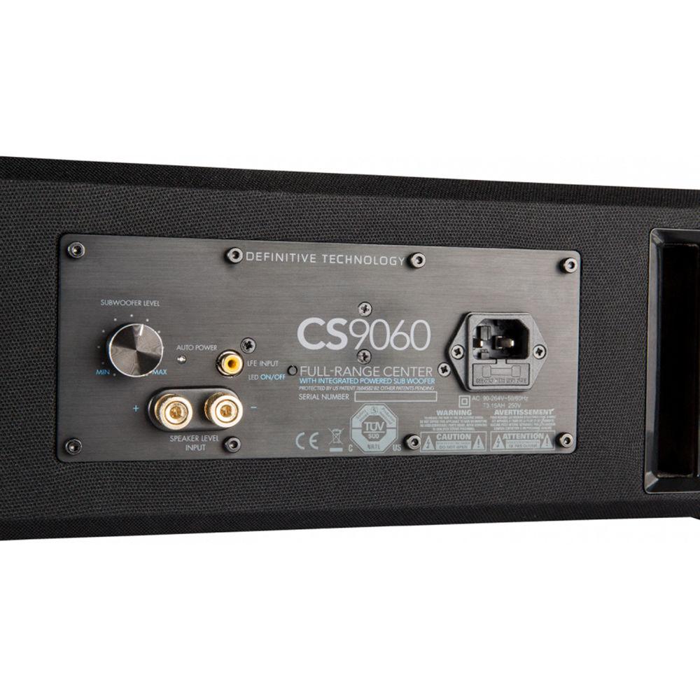 Definitive Technology CS9060 Three-Way Center Channel Speaker with Integrated 8" Powered Woofer
