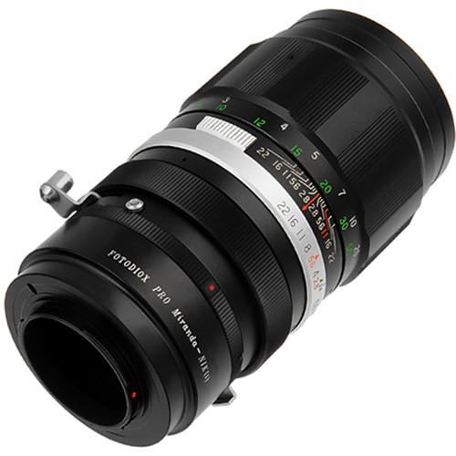 FotodioX Pro Mount Adapter for Miranda Lens to Nikon 1-Series Camera