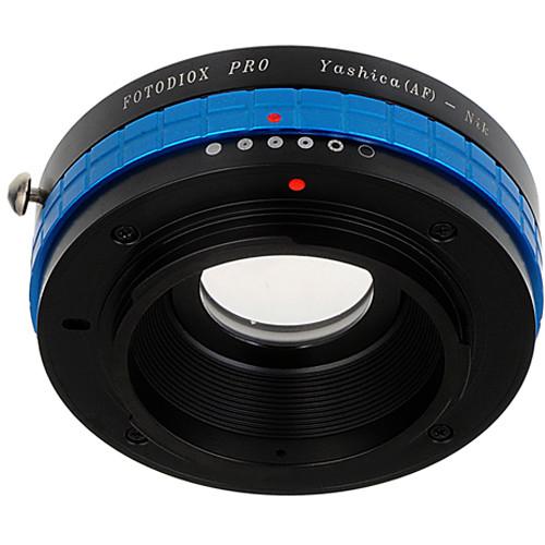 FotodioX Pro Mount Adapter with Aperture Control Dial for Yashica 230-AF Lens to Nikon F-Mount Camera