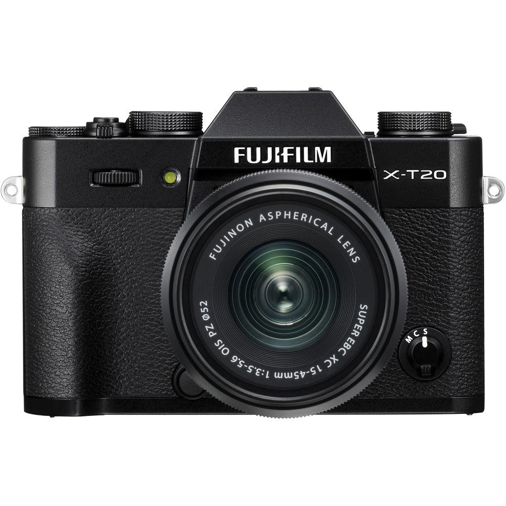FUJIFILM X-T20 Mirrorless Digital Camera with XC 15-45mm Lens