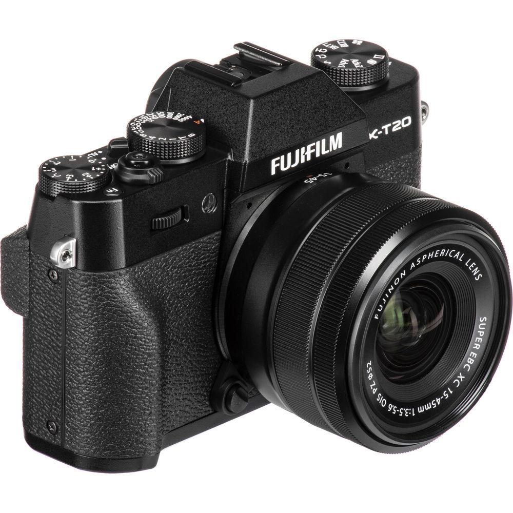 FUJIFILM X-T20 Mirrorless Digital Camera with XC 15-45mm Lens