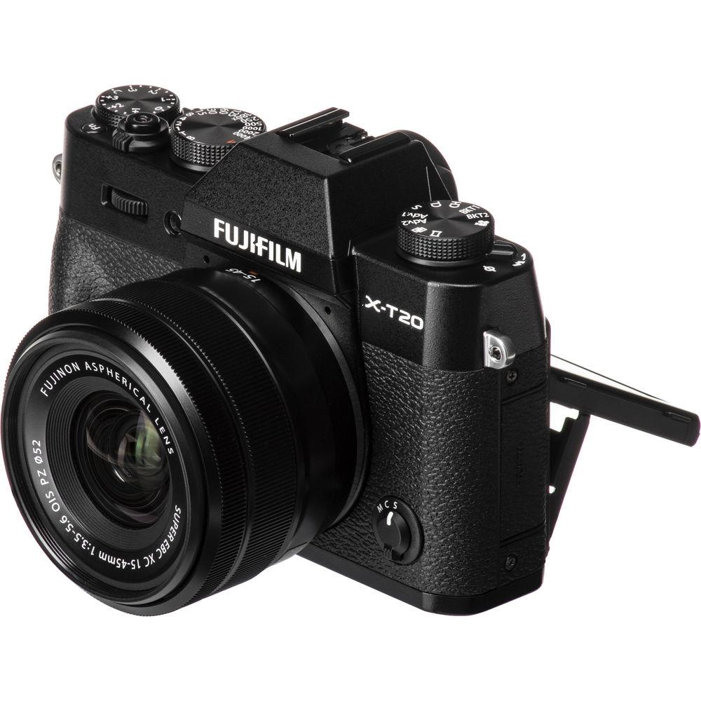FUJIFILM X-T20 Mirrorless Digital Camera with XC 15-45mm Lens