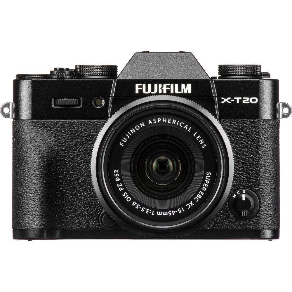 FUJIFILM X-T20 Mirrorless Digital Camera with XC 15-45mm Lens