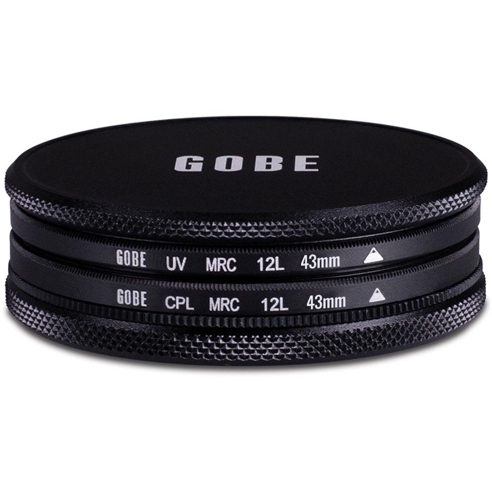 Gobe 43mm The Duet 1Peak UV and Circular Polarizer Filter Kit