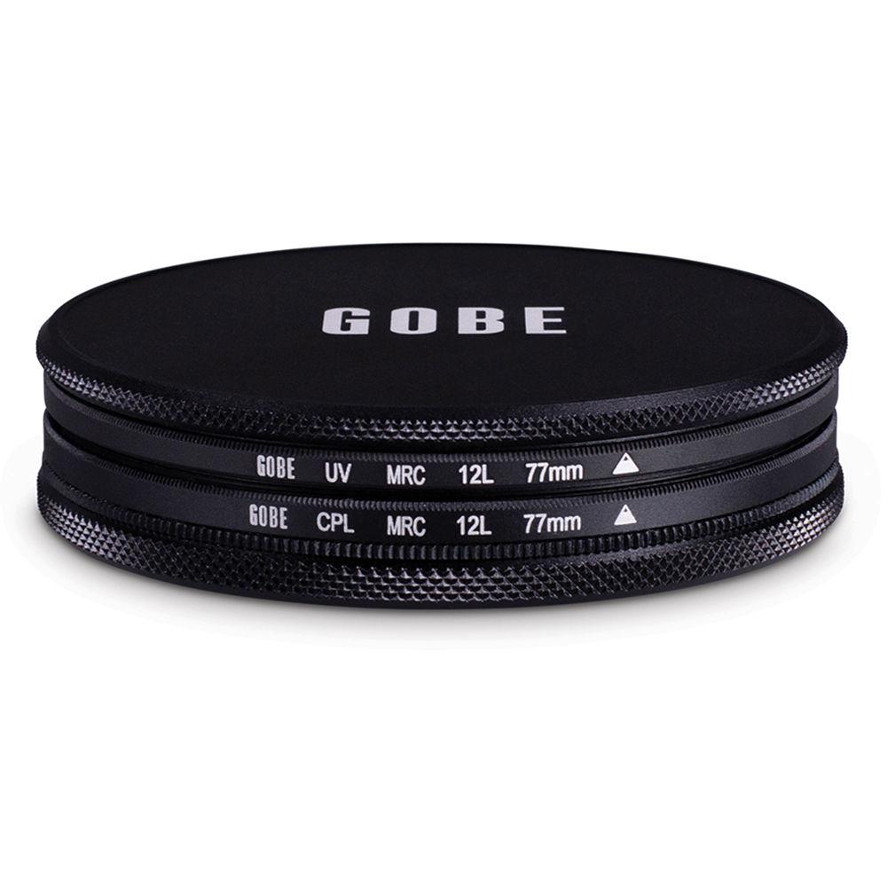 Gobe 77mm The Duet 1Peak UV and Circular Polarizer Filter Kit