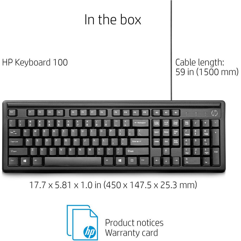 HP Keyboard 100