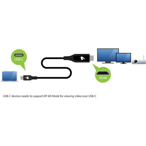 IOGEAR USB Type-C Male to HDMI Male 4K Adapter Cable