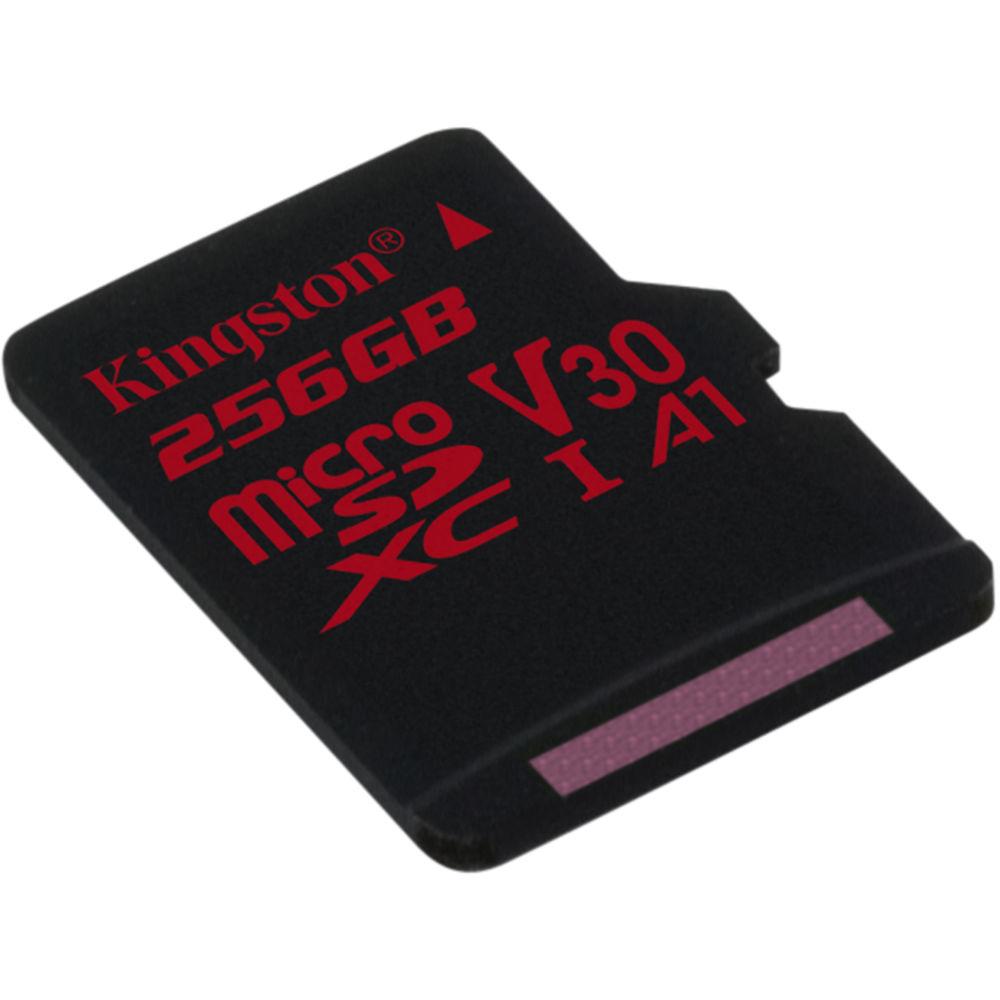 Kingston 256GB Canvas React UHS-I microSDXC Memory Card, Kingston, 256GB, Canvas, React, UHS-I, microSDXC, Memory, Card