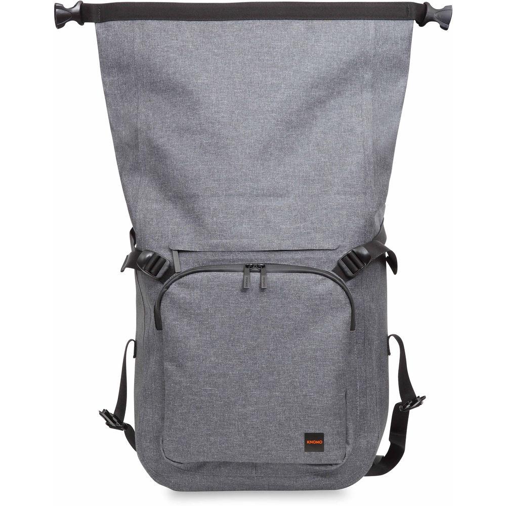 KNOMO USA 14" Hamilton Water-Resistant Roll Top Laptop Backpack