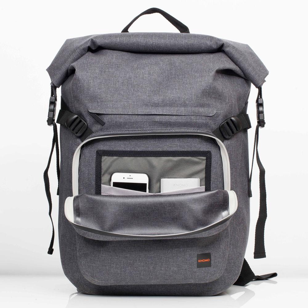 KNOMO USA 14" Hamilton Water-Resistant Roll Top Laptop Backpack