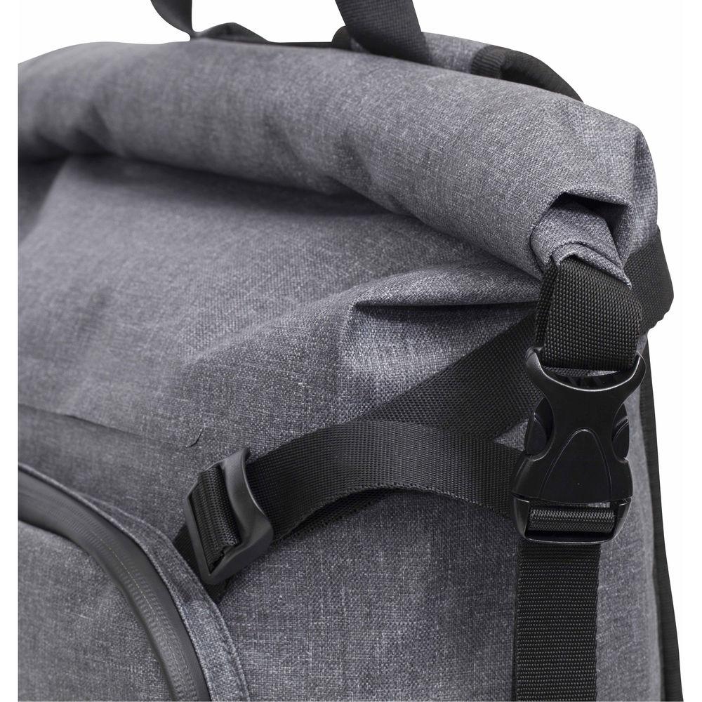 KNOMO USA 14" Hamilton Water-Resistant Roll Top Laptop Backpack