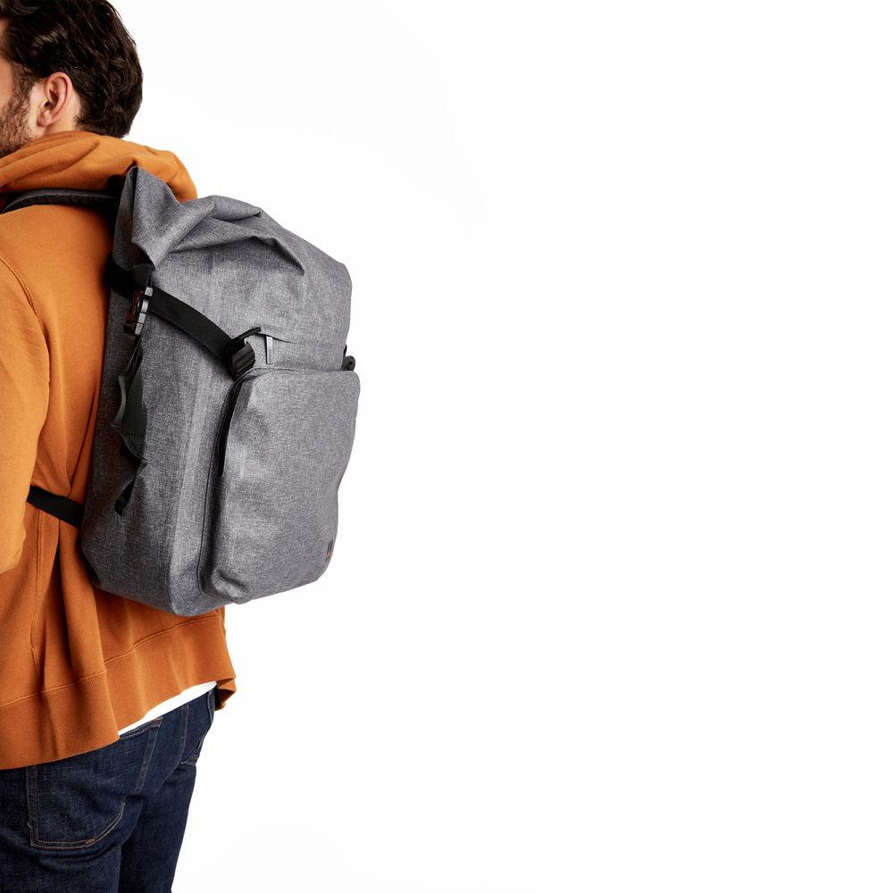 KNOMO USA 14" Hamilton Water-Resistant Roll Top Laptop Backpack