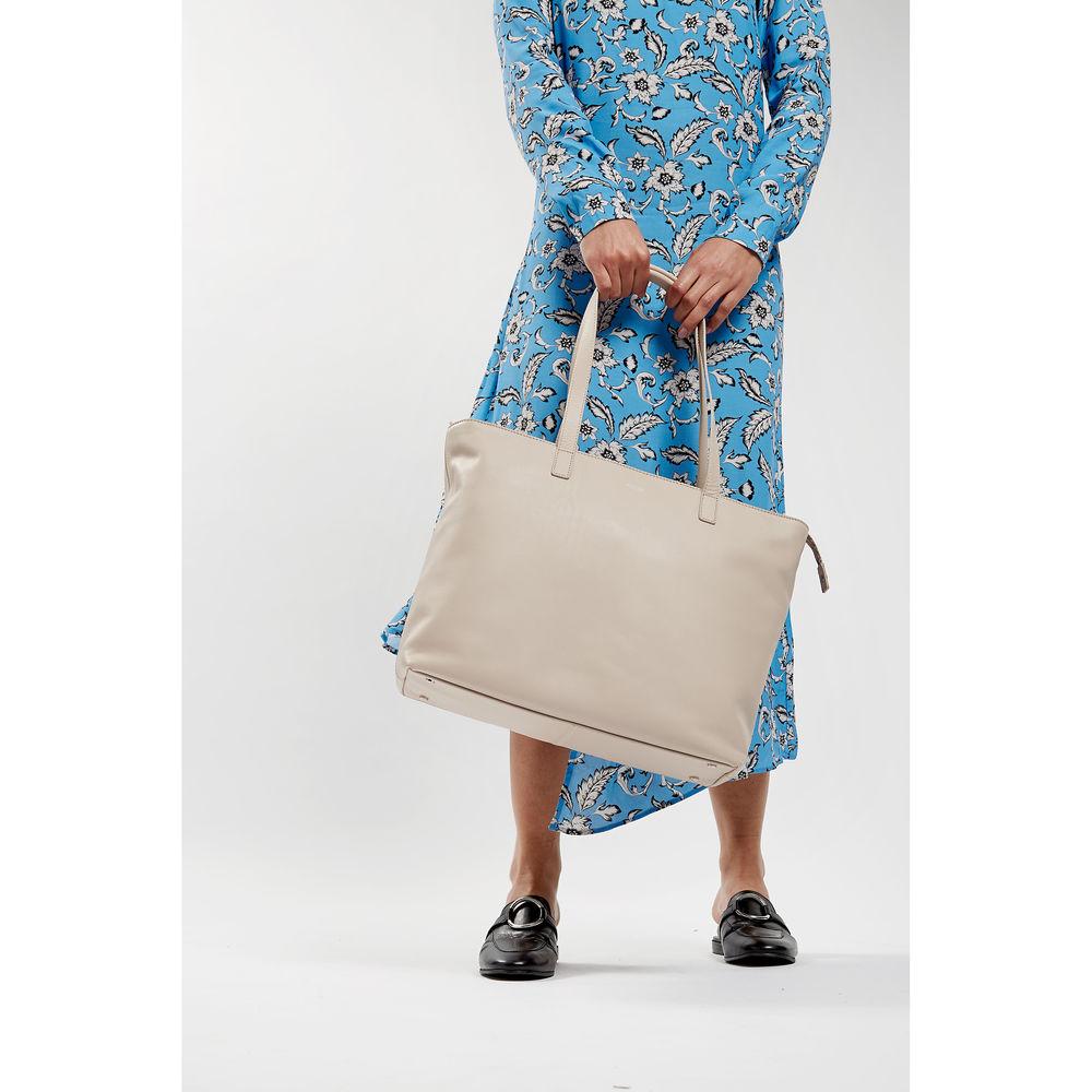 KNOMO USA Maddox Leather Laptop Tote Bag 15"