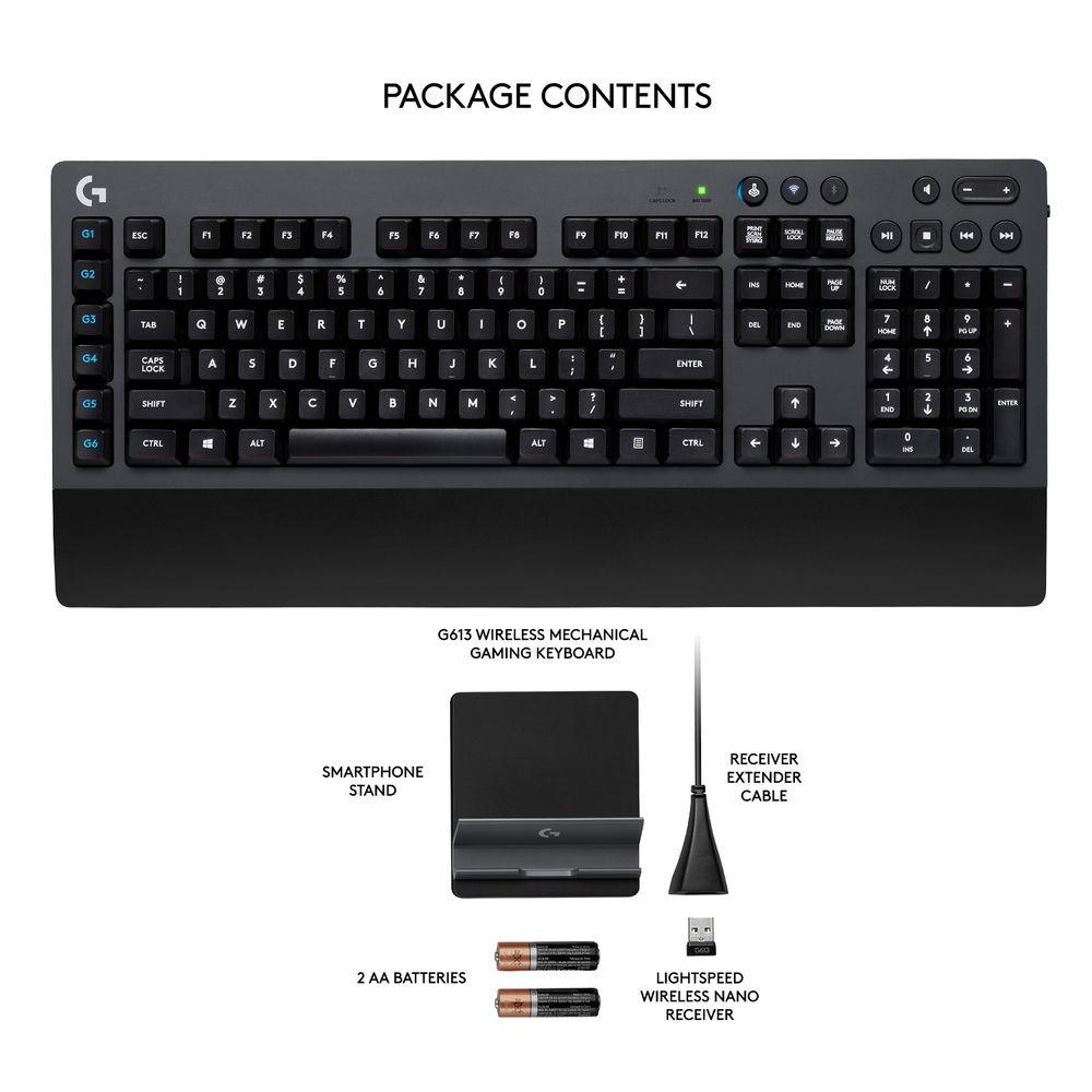 USER Logitech G613 Wireless Mechanical Keyboard | Search For Manual Online