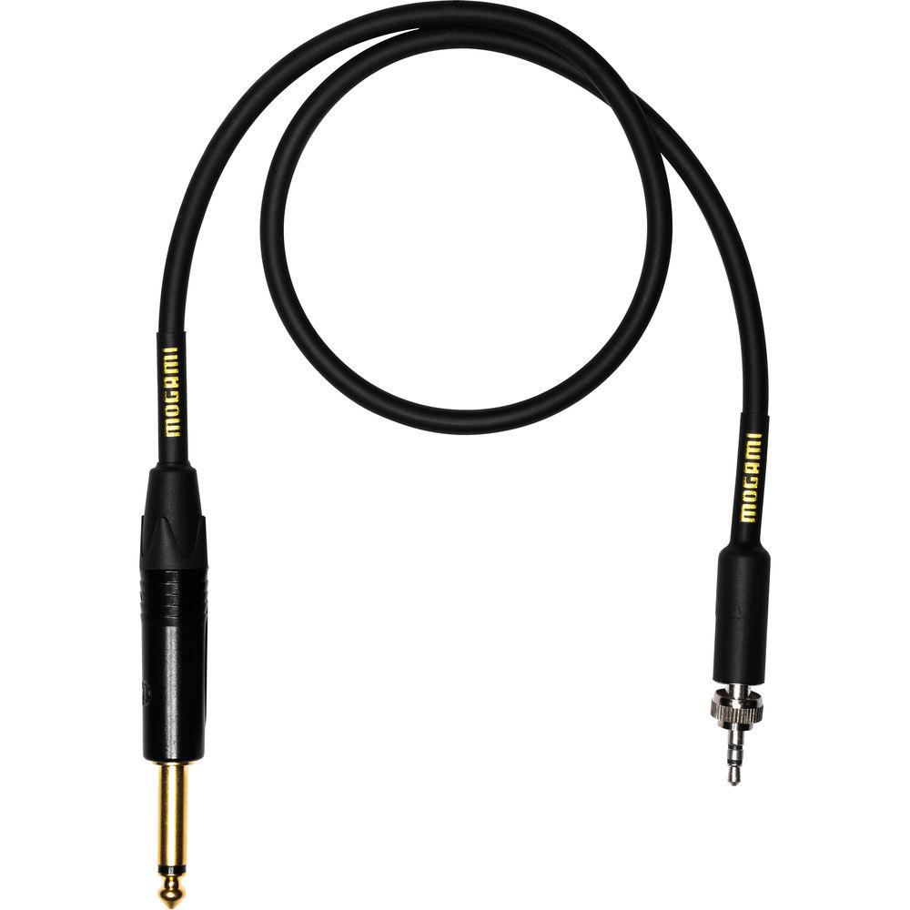 Mogami Gold Belt-Pack Cable with 3.5mm Plug to 1 4" Straight Connector for Sennheiser Wireless System