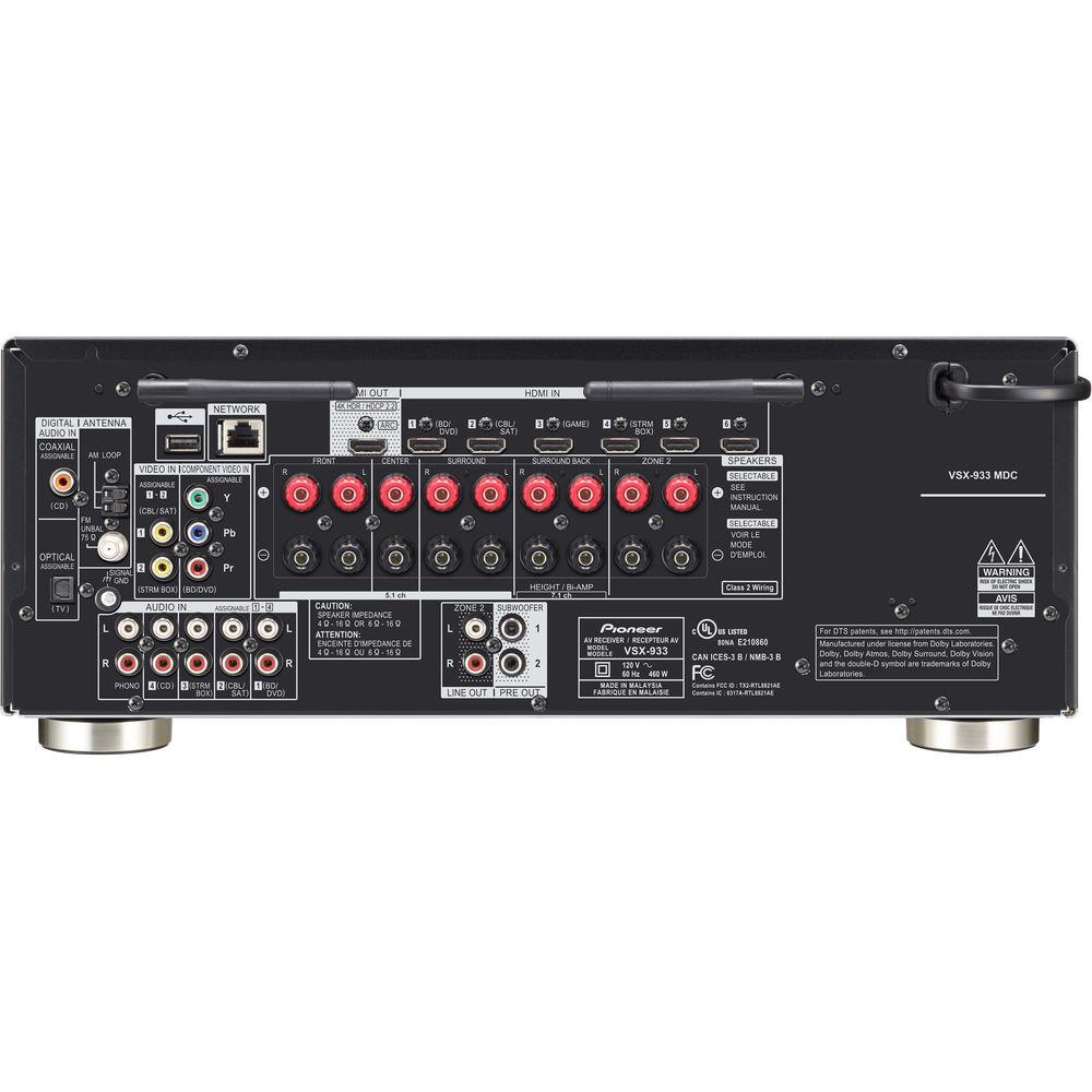 Pioneer VSX-933 7.2-Channel Network A V Receiver
