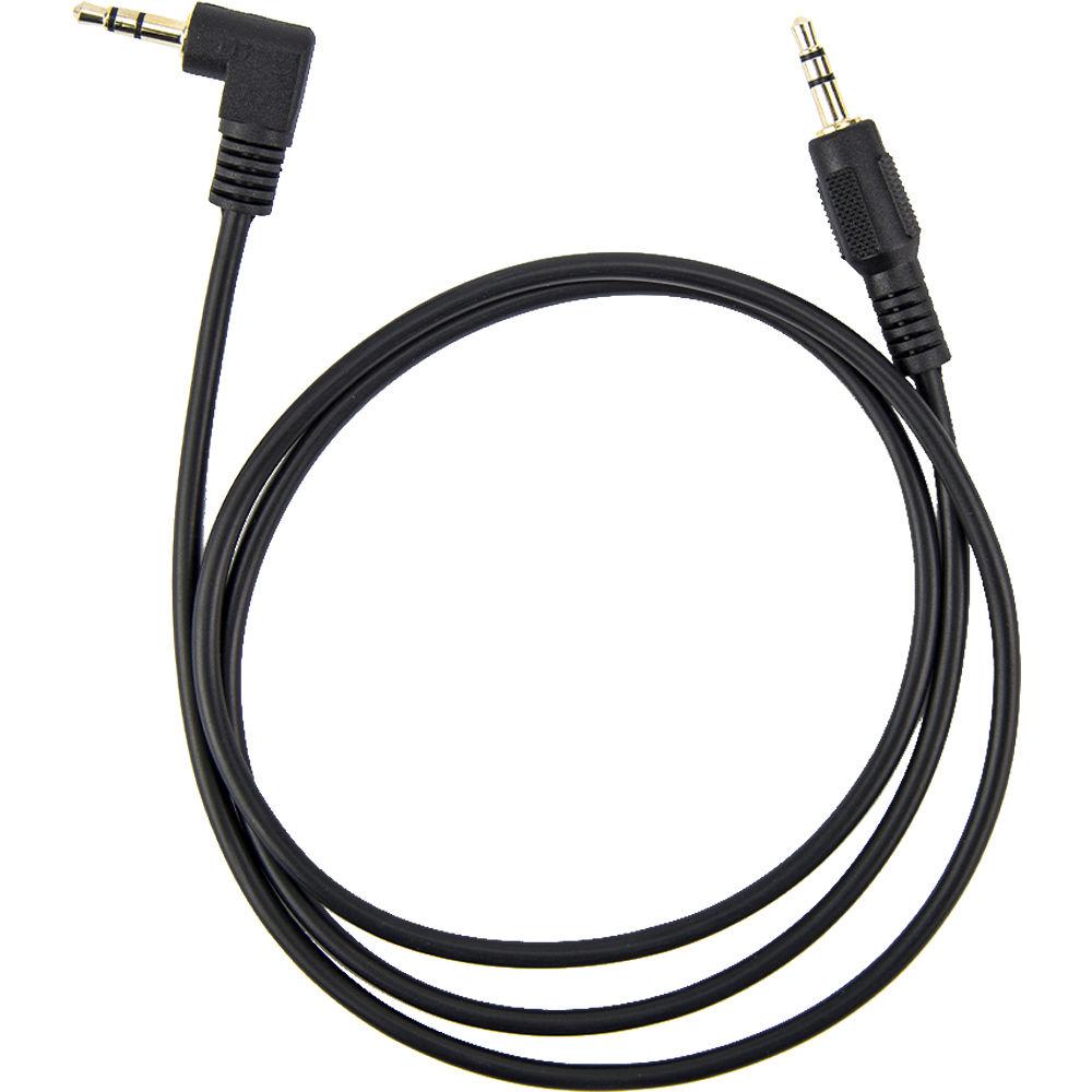 Rocstor Slim Straight 3.5mm Male to Right-Angle 3.5mm Male Stereo Audio Cable