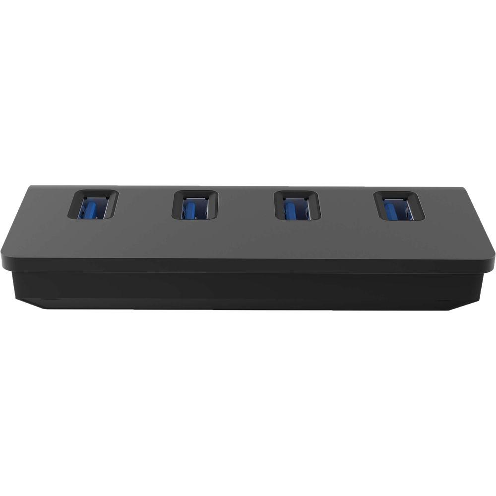 Sabrent USB 3.0 4-Port Aluminum Hub, Sabrent, USB, 3.0, 4-Port, Aluminum, Hub