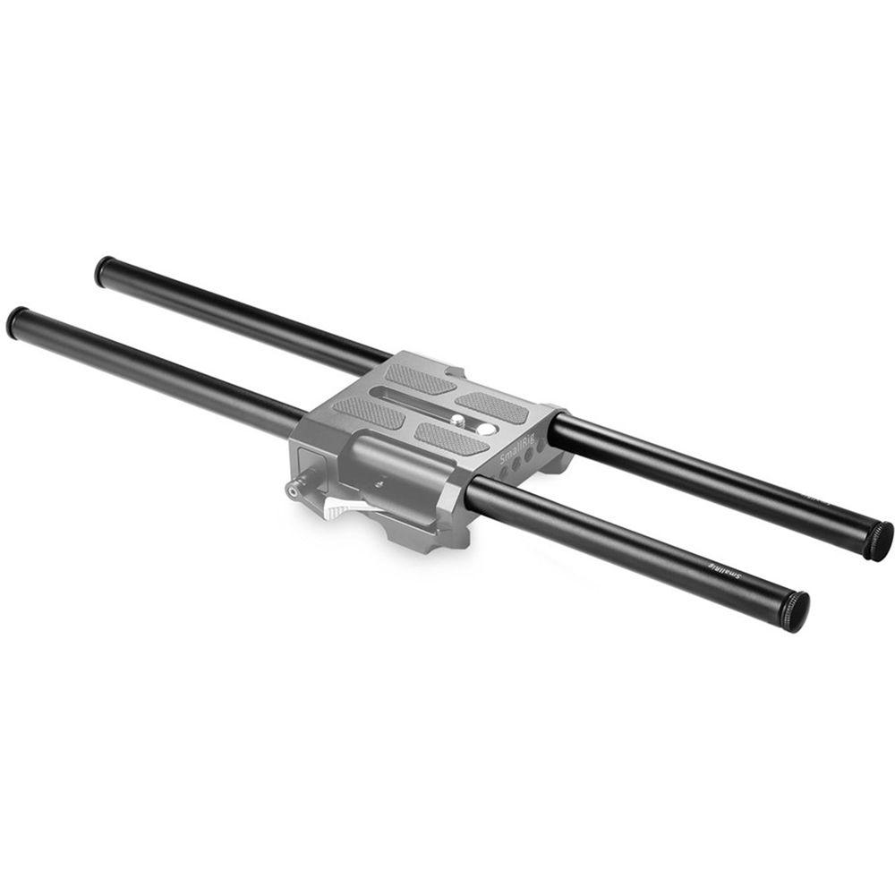 SmallRig 15mm Black Aluminum Rod Pair