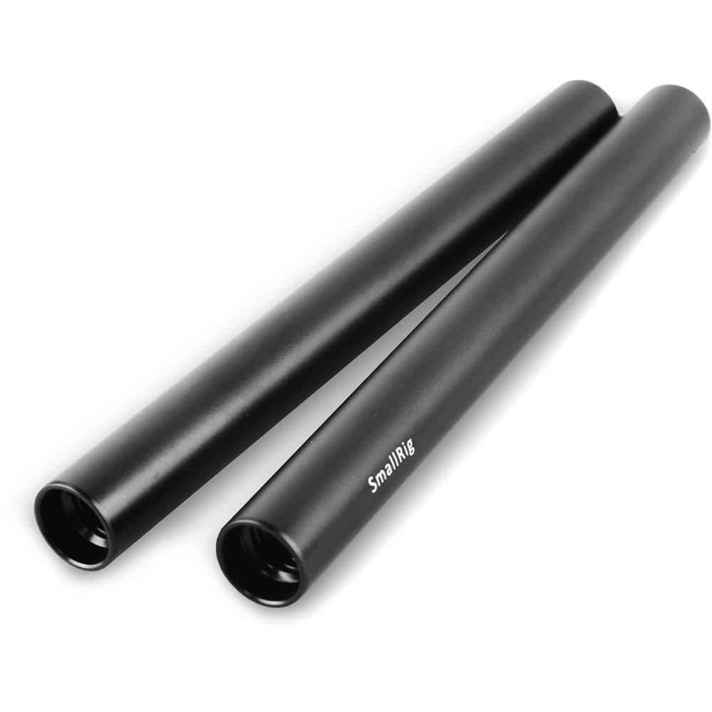 SmallRig 15mm Black Aluminum Rod Pair