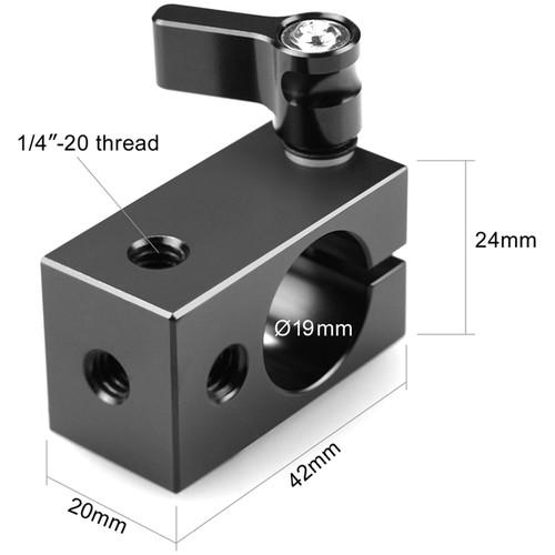 SmallRig 19mm Rod Clamp with 1 4"-20 Threads