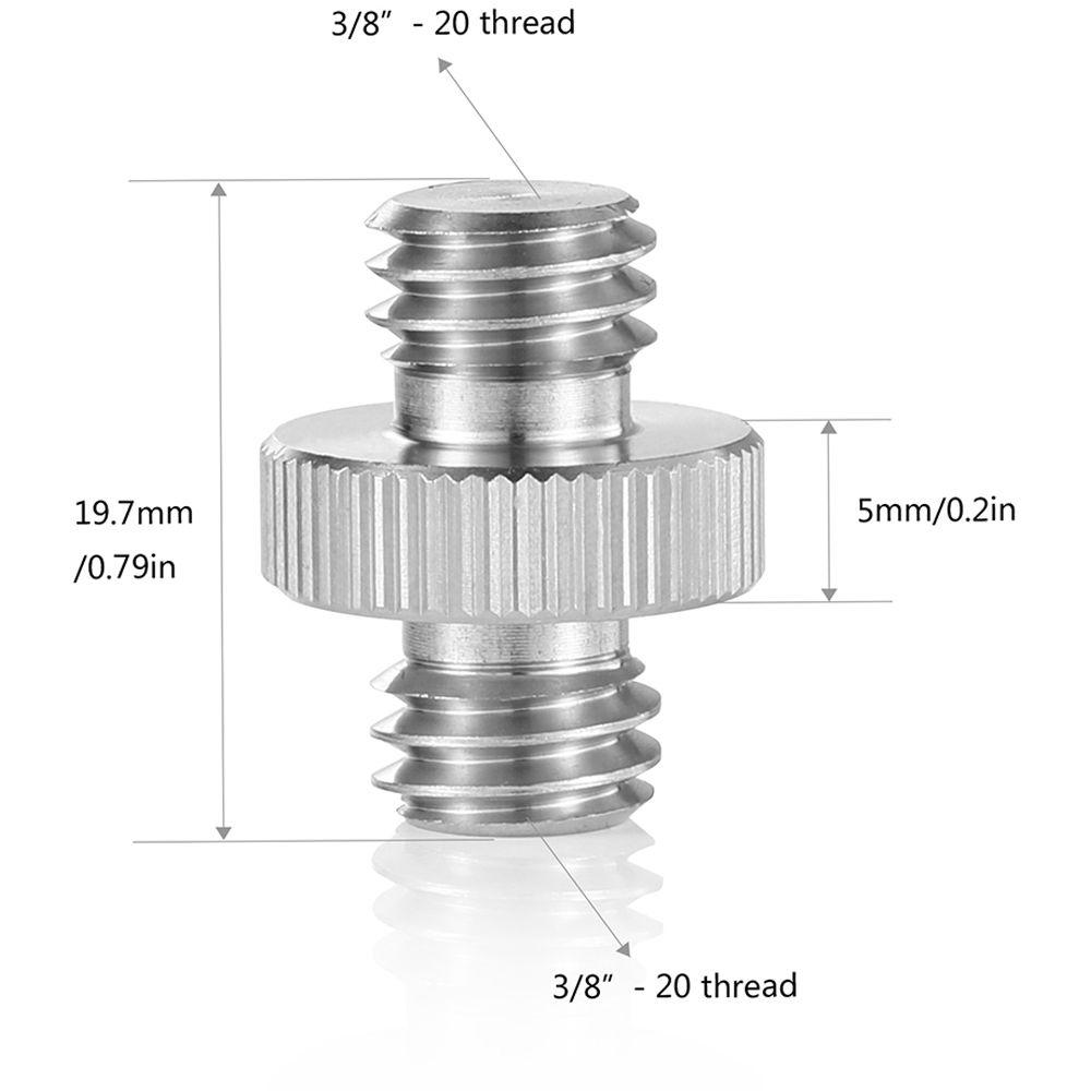 SmallRig 3 8"-16 Male to 3 8"-16 Male Thread Adapters