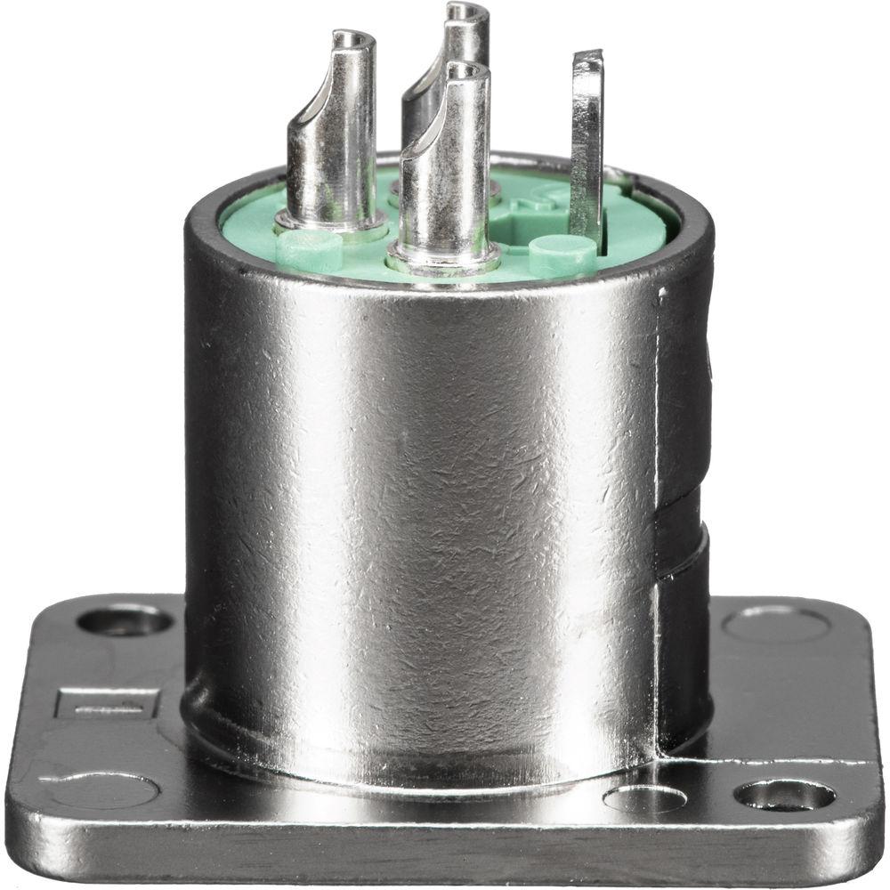 Switchcraft DE Series 3-Pin XLR Male Panel Mount Connector