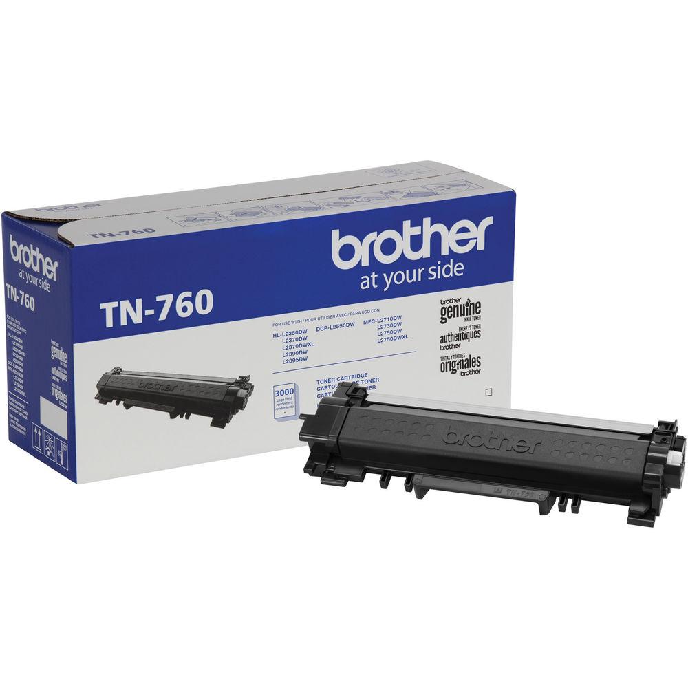 Brother TN760 High Yield Black Toner Cartridge