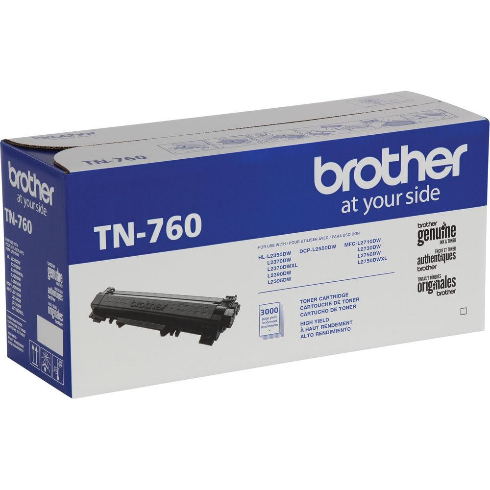 Brother TN760 High Yield Black Toner Cartridge