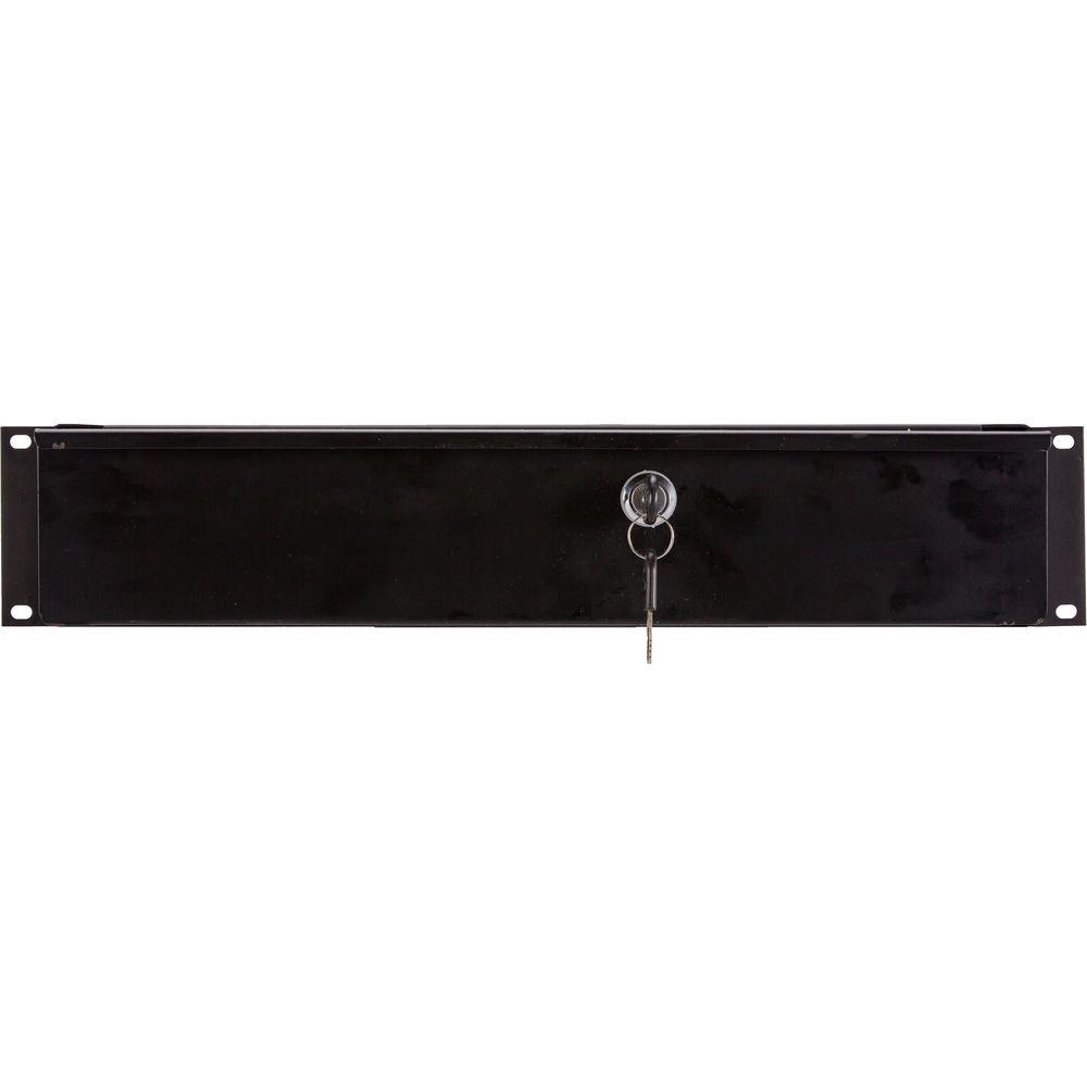 DeeJay LED 2 RU Metal Locking Rack Drawer