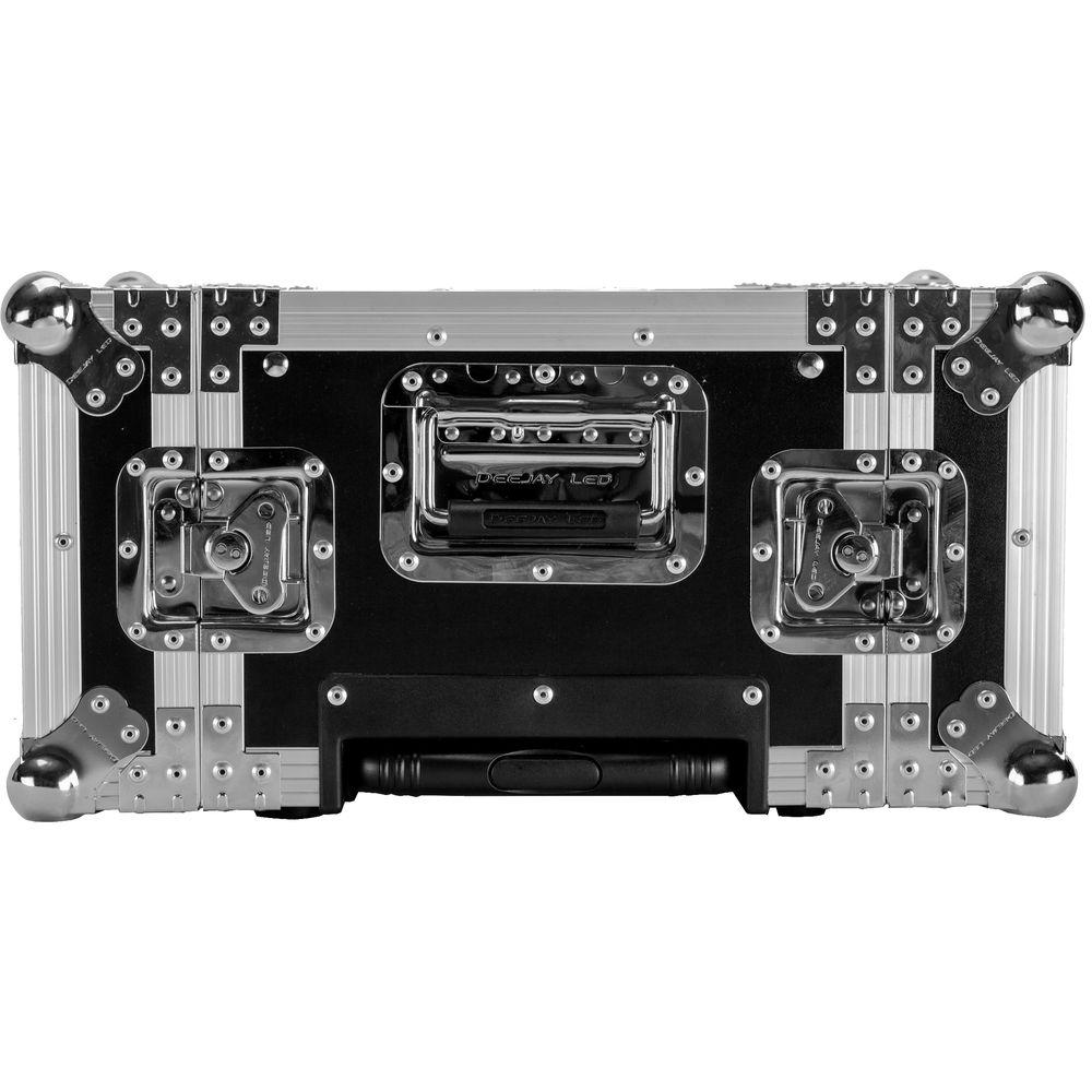 DeeJay LED 4 RU Effect Deluxe Case with Pull-Out Handle and Wheels