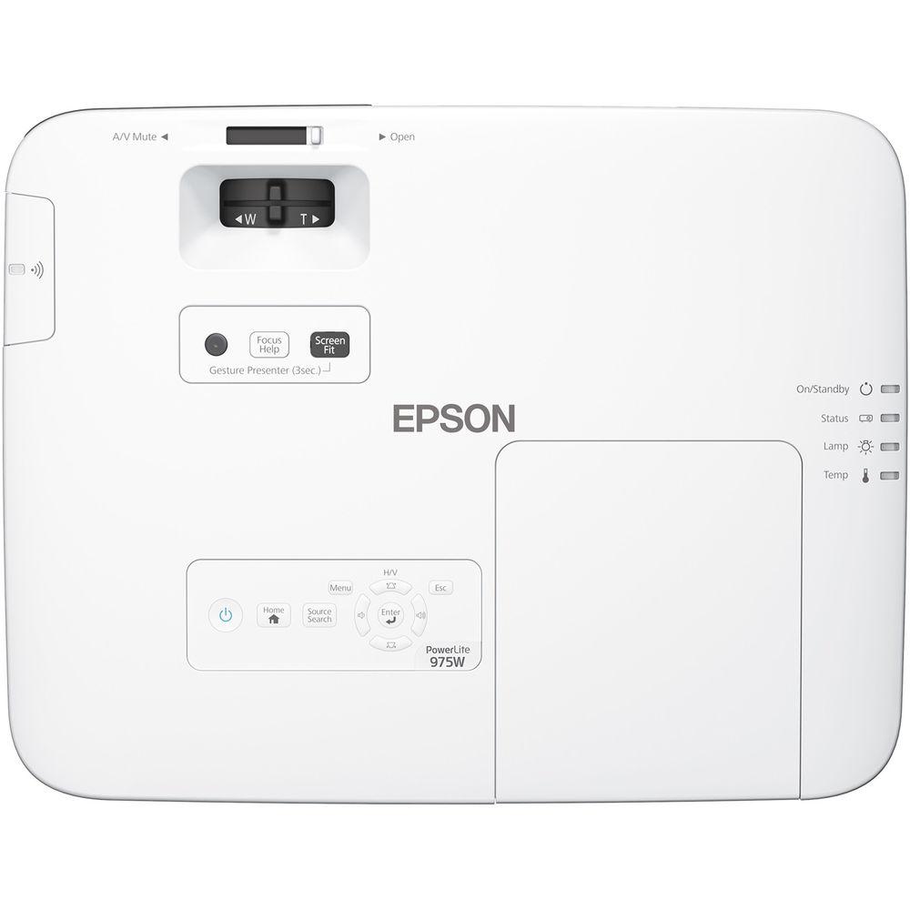 Epson PowerLite 975W 3600-Lumen WXGA 3LCD Projector