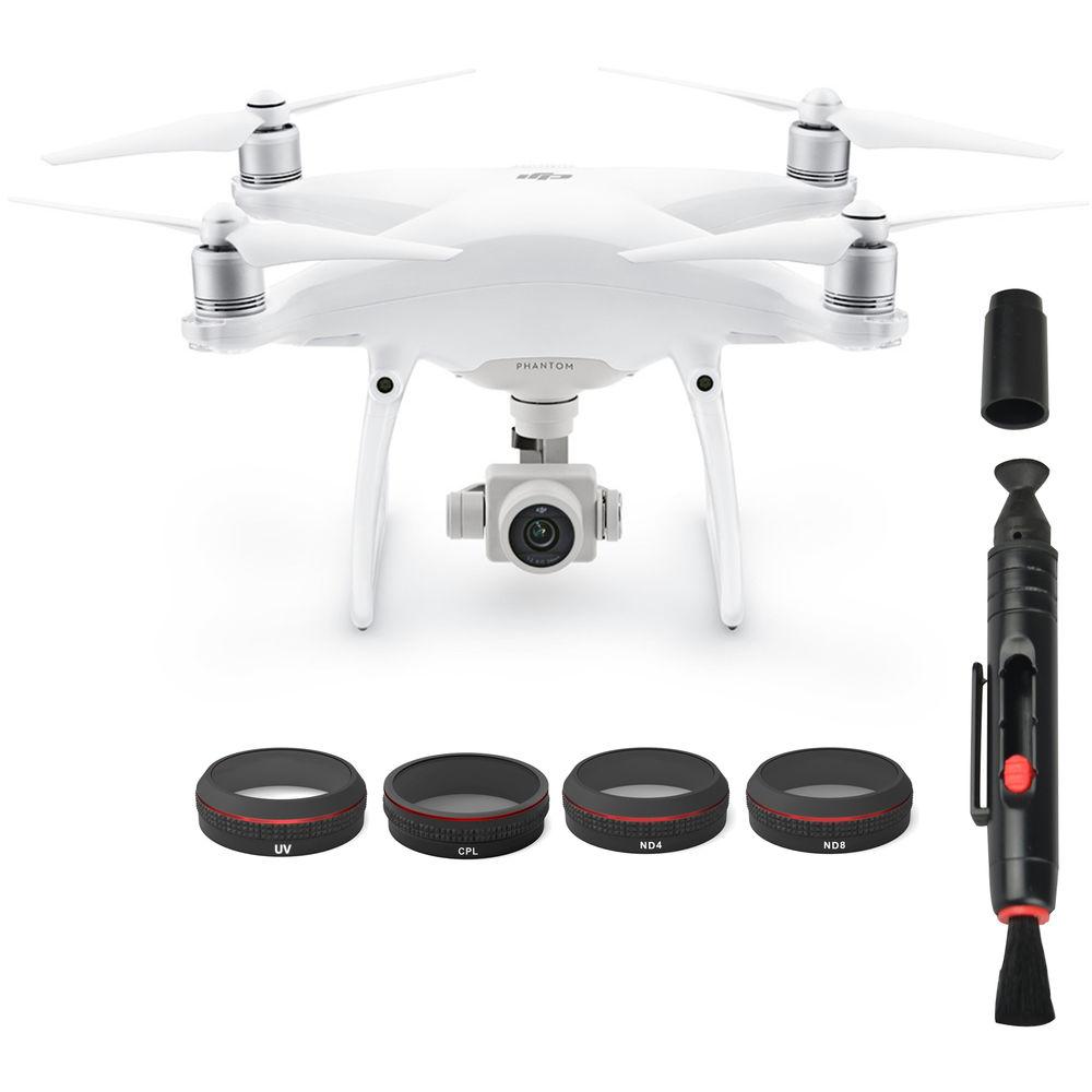Freewell Essential Filter 4-Pack Kit for DJI Phantom 4 Pro Phantom 4 Plus Quadcopter