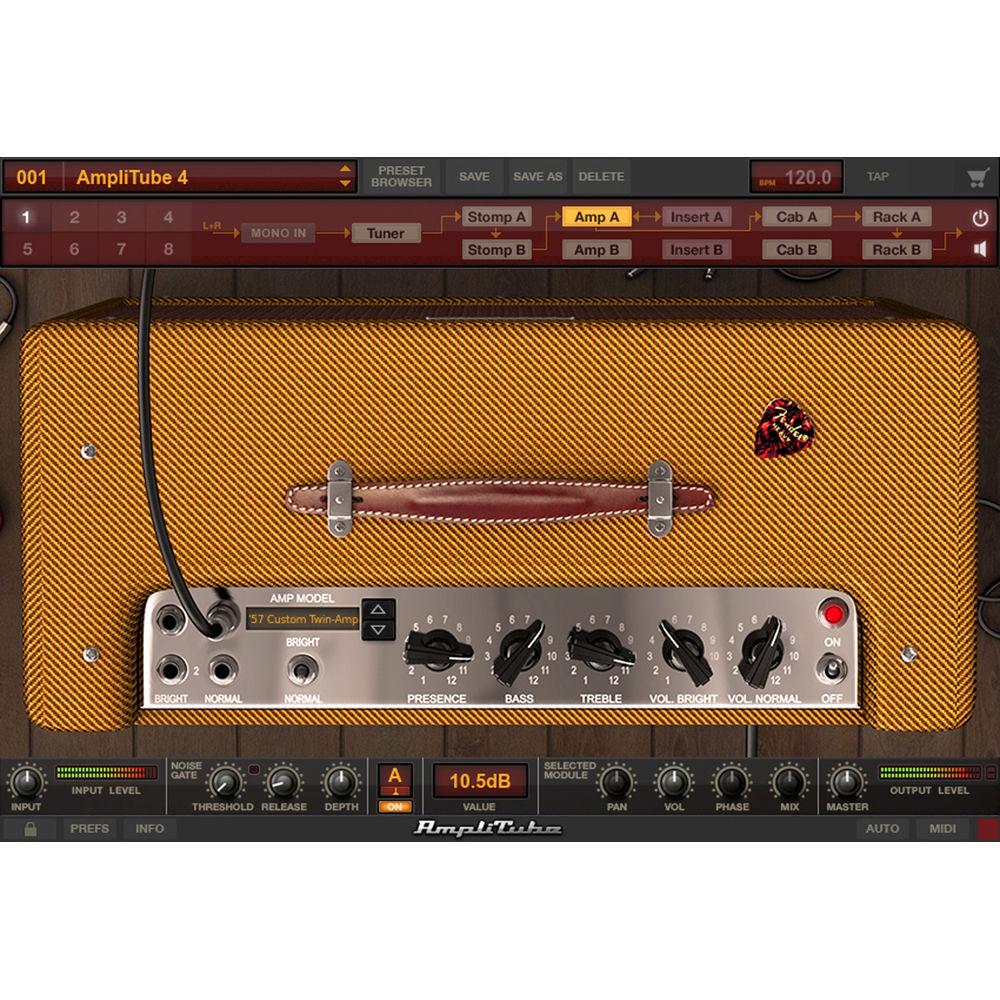 IK Multimedia AmpliTube Fender Collection 2, Classic Tube Amp Plug-Ins