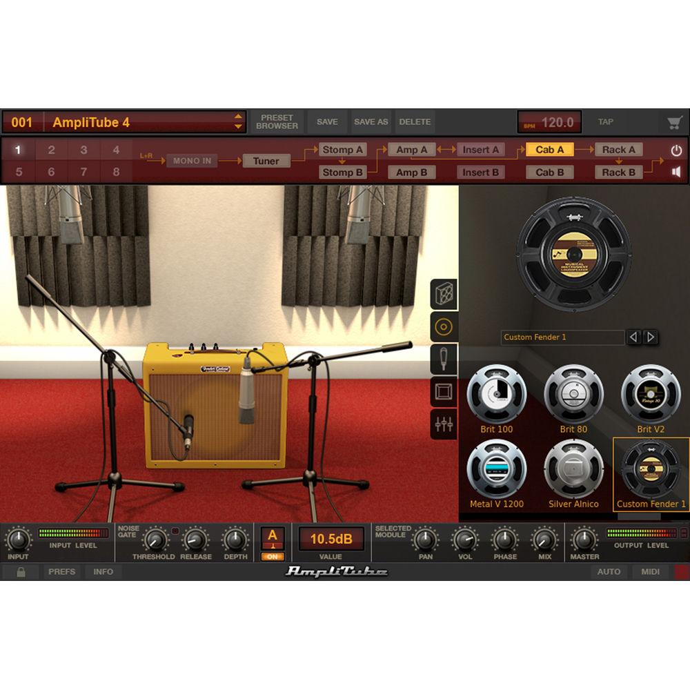 IK Multimedia AmpliTube Fender Collection 2, Classic Tube Amp Plug-Ins