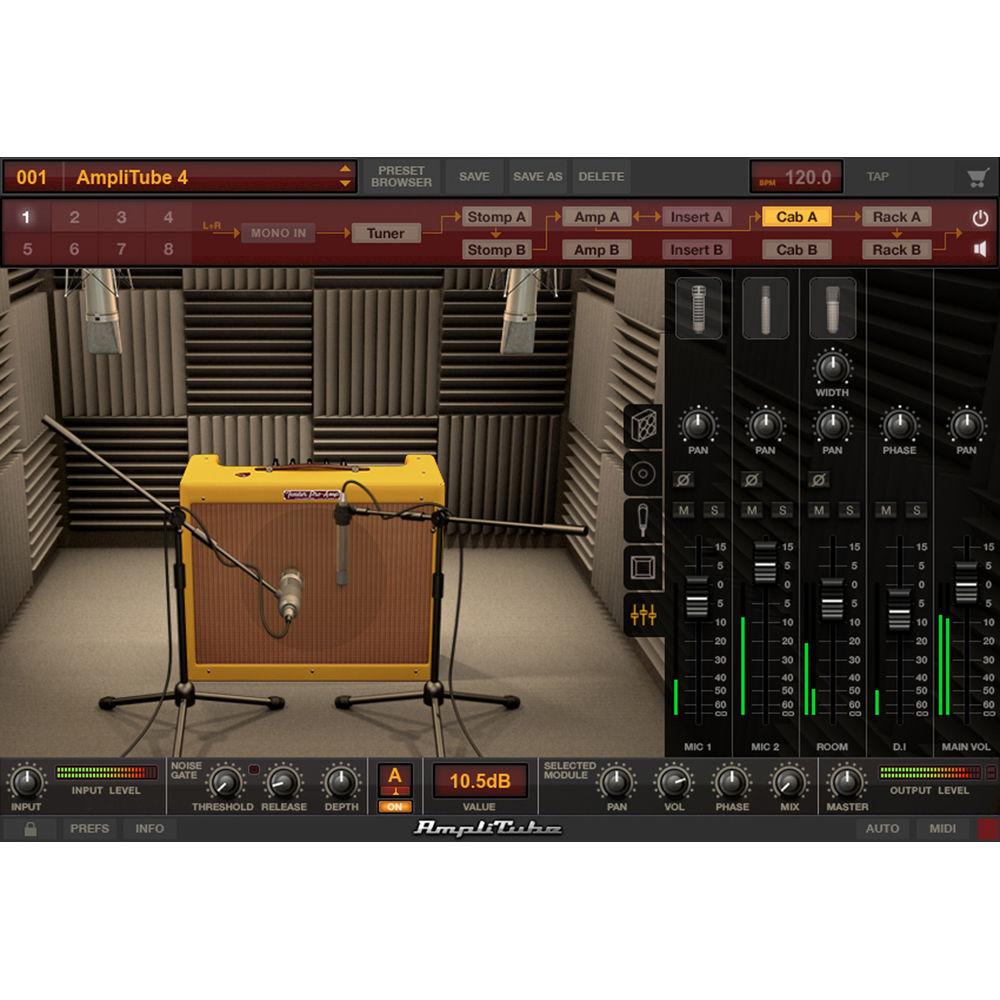 IK Multimedia AmpliTube Fender Collection 2, Classic Tube Amp Plug-Ins