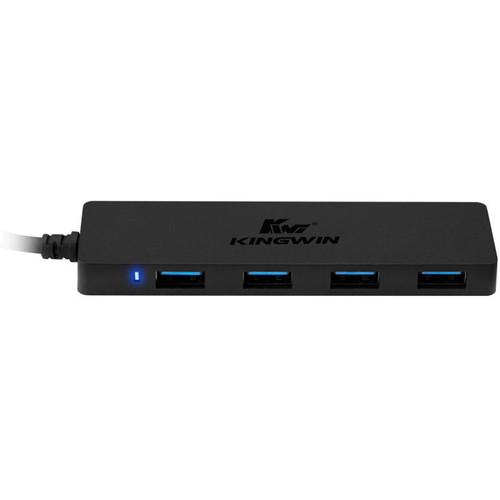 Kingwin 4-Port USB 3.1 Gen 1 Type-C Ultra-Compact Hub, Kingwin, 4-Port, USB, 3.1, Gen, 1, Type-C, Ultra-Compact, Hub