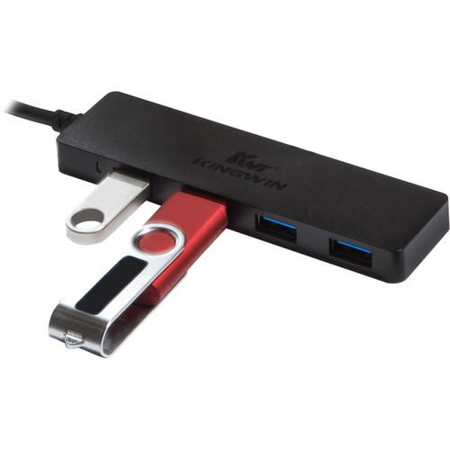 Kingwin 4-Port USB 3.1 Gen 1 Type-C Ultra-Compact Hub, Kingwin, 4-Port, USB, 3.1, Gen, 1, Type-C, Ultra-Compact, Hub