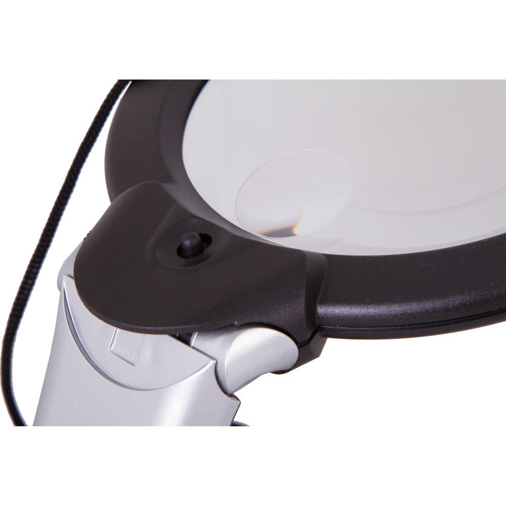 Levenhuk Zeno Vizor N2 Magnifier with Strap and Stand