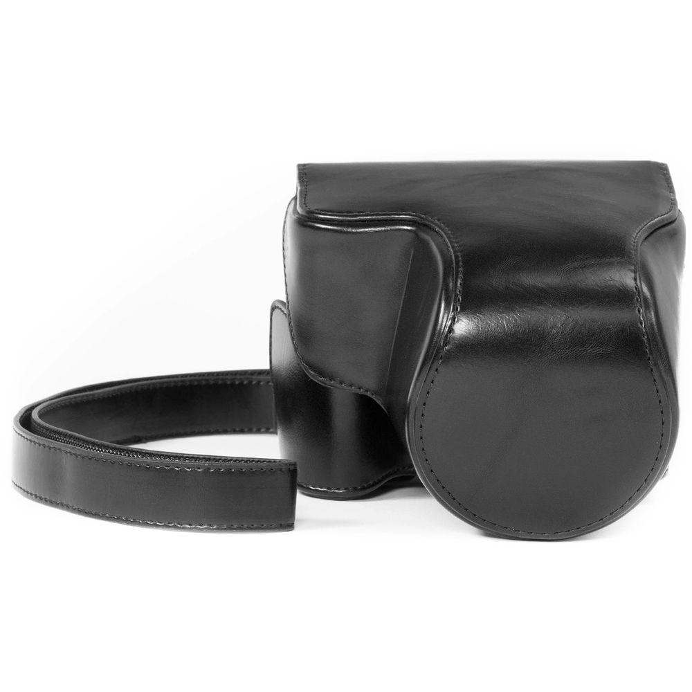 MegaGear Ever Ready PU Leather Camera Case with Strap for Canon PowerShot SX530 HS or SX520 HS