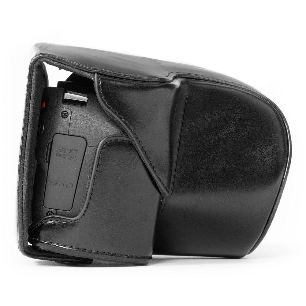 MegaGear Ever Ready PU Leather Camera Case with Strap for Canon PowerShot SX530 HS or SX520 HS