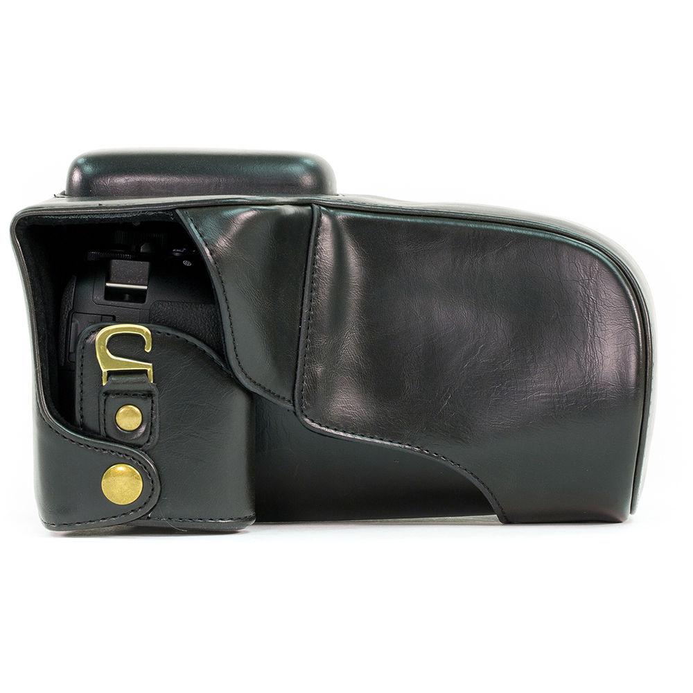 MegaGear Ever Ready PU Leather Case for Nikon D5600, D5500 and 18-140, 18-105mm Lens