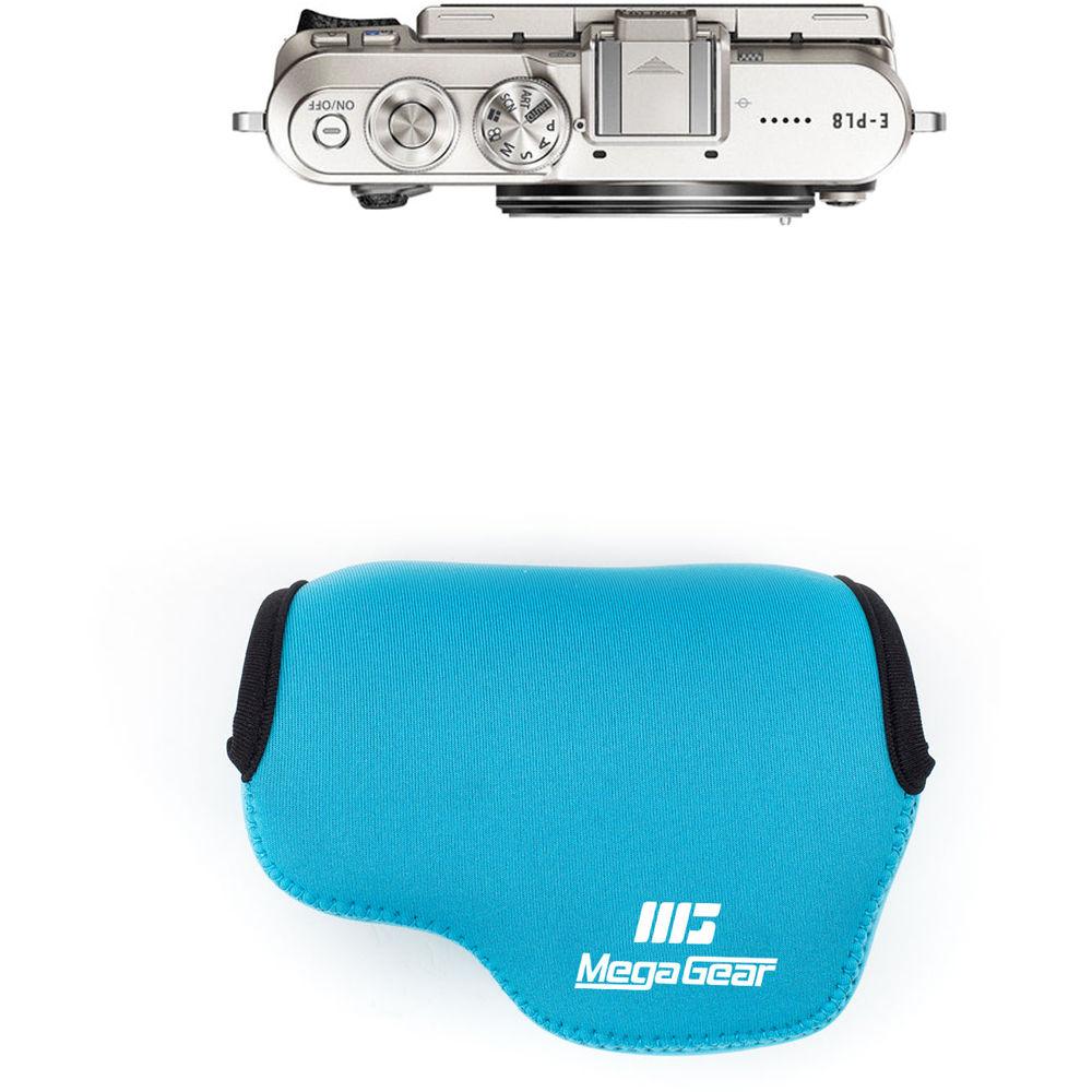 MegaGear MG1019 Ultra Light Neoprene Case with Carabiner for Olympus PEN E-PL8