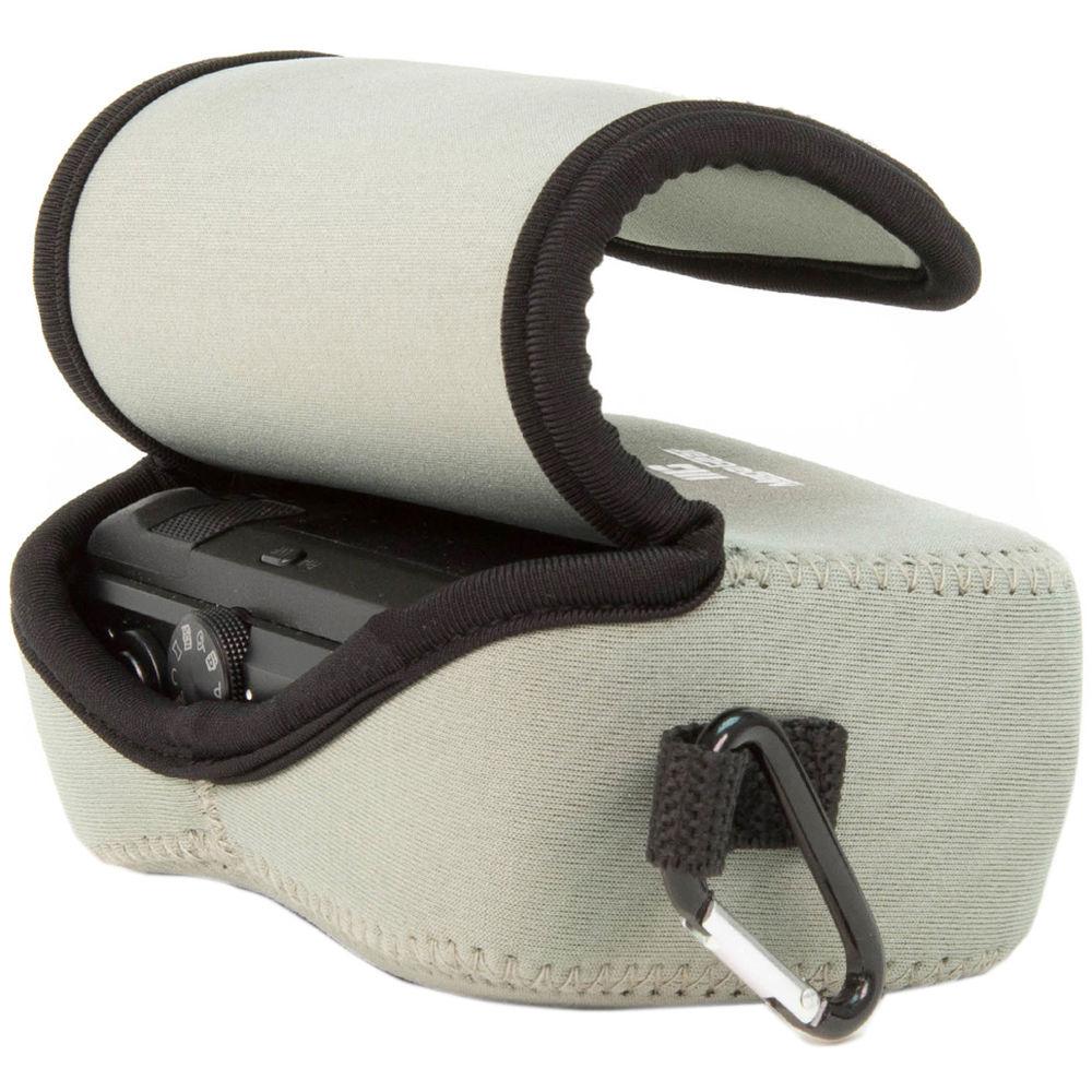 MegaGear Ultra-Light Neoprene Camera Case with Carabiner for Panasonic LUMIX DMC-LX10K
